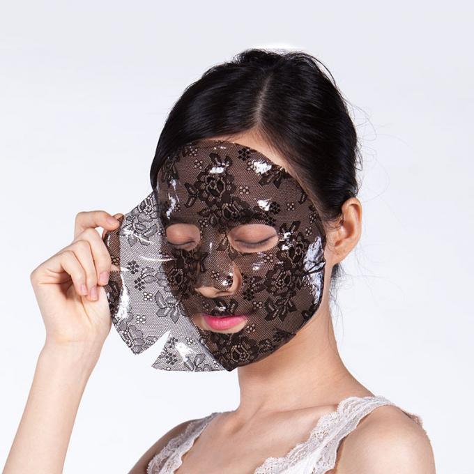 伸縮性の深い水和を高めている女性のための水晶コラーゲンのレースの顔のマスク